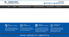 Desktop Screenshot of boulderoverheaddoors.com